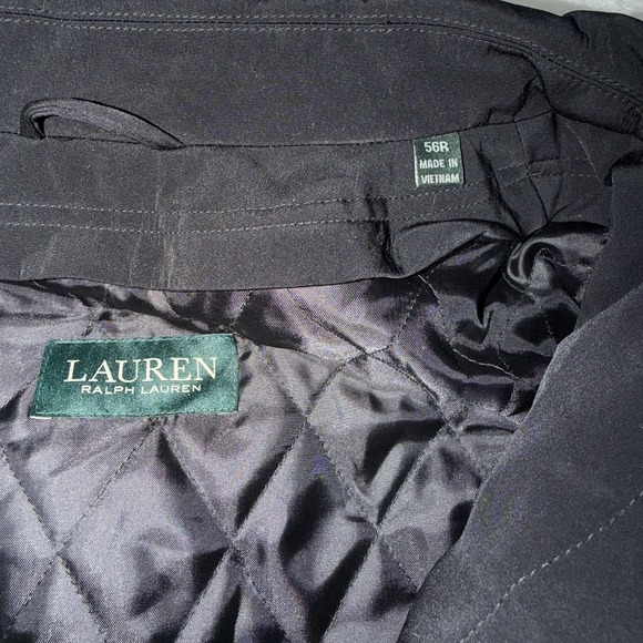 Lauren Ralph Lauren Men Waterproof Trench Coat Removable Wool Lining Size 56R - Picture 5 of 8